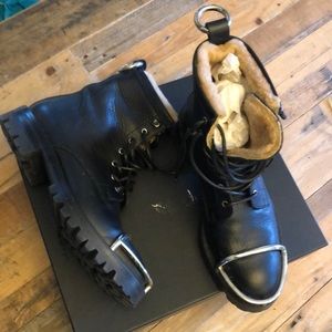 Alexander Wang Bootie Lyndon Leather Combat boots